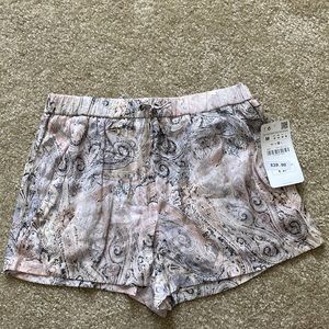 Silk Printed Zara Shorts